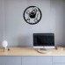 Poodle Vinyl Record Clock 