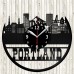 Vinyl Record Clock Portland