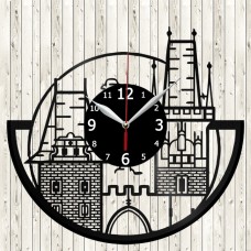 Praha Vinyl Record Clock 