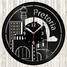 Pretoria Vinyl Record Clock 