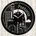 Pretoria Vinyl Record Clock 