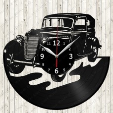 Retro Car Shape Vinyl Record Clock Retro Car Shape Vinyl Record Clock