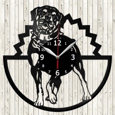 Rottweiler Vinyl Record Clock 