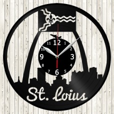 Saint Louis Vinyl Record Clock 