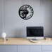 Santiago Vinyl Record Clock 