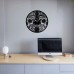 Skull Vinyl Clock Skull Vinyl Clock