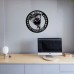 Skydiving Vinyl Clock 