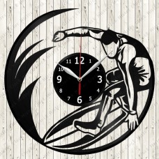 Vinyl Record Clock Surfing