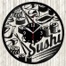 Sushi Vinyl Record Clock Sushi Vinyl Record Clock