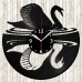 Swan Vinyl Clock 