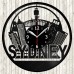 Sydney Vinyl Record Clock 