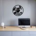 Table Tennis Vinyl Record Clock 