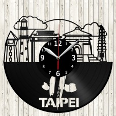 Taipei Vinyl Record Clock 