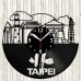 Taipei Vinyl Record Clock 