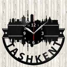 Tashkent Vinyl Record Clock 