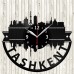 Tashkent Vinyl Record Clock 