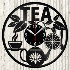 Tea Vinyl Clock Tea Vinyl Clock