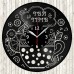 Tea Vinyl Record Clock Tea Vinyl Record Clock