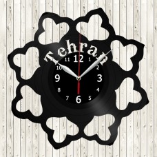 Tehran Vinyl Record Clock 