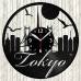 Vinyl Record Clock Tokyo