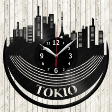Tokyo Vinyl Record Clock 