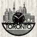 Toronto Vinyl Record Clock 