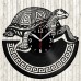 Tortoise Vinyl  Clock 