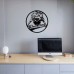 Wrestling Vinyl Record Clock 