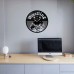 Wrestling Vinyl Clock 
