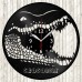 Crocodile Vinyl Record Clock 