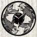 Vinyl Record Clock Fish