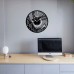 Snowboard Vinyl Clock